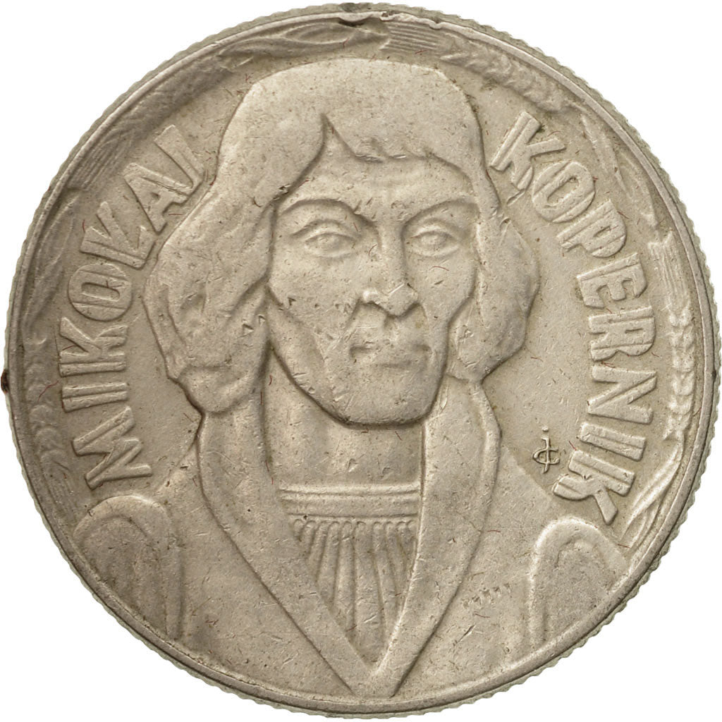 Moneta, Polska, 10 Zlotych, 1959, Warsaw, EF(40-45), Miedź-Nikiel, KM:51