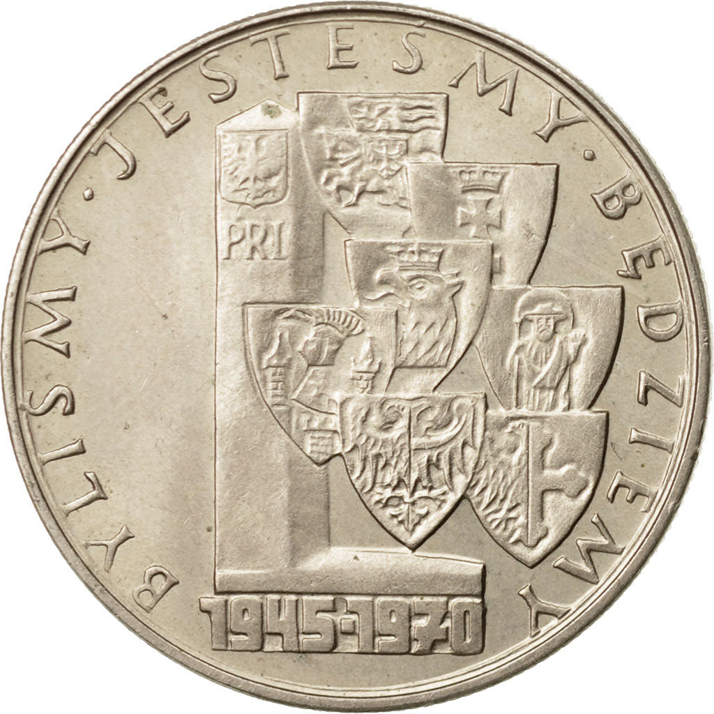 Coin, Poland, 10 Zlotych, 1970, Warsaw, AU(55-58), Copper-nickel, KM:62