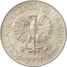 Münze, Polen, 10 Zlotych, 1970, Warsaw, VZ, Copper-nickel, KM:50a