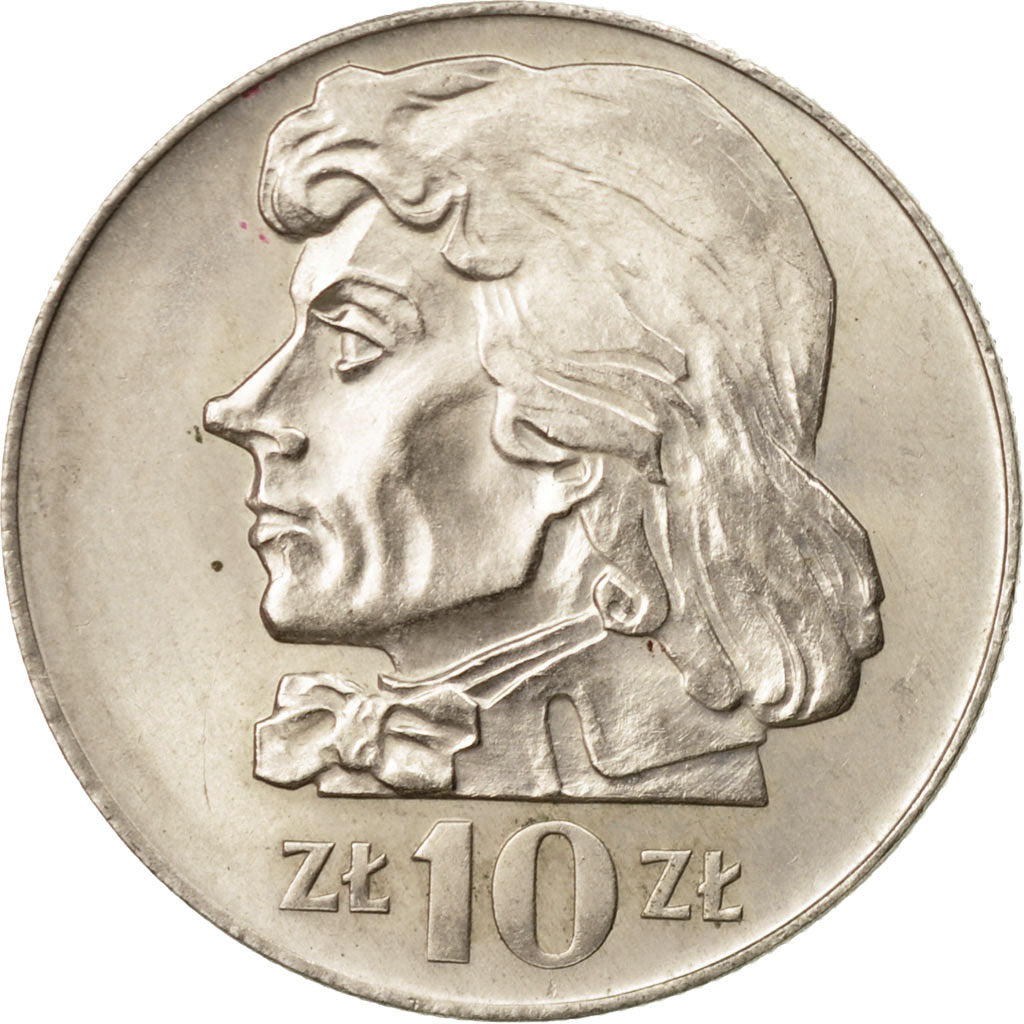 Münze, Polen, 10 Zlotych, 1970, Warsaw, VZ, Copper-nickel, KM:50a