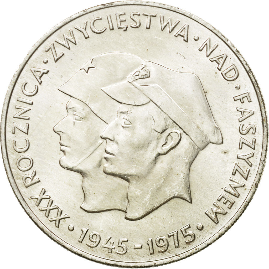 Munten, Polen, 200 Zlotych, 1975, Warsaw, PR, Zilver, KM:79
