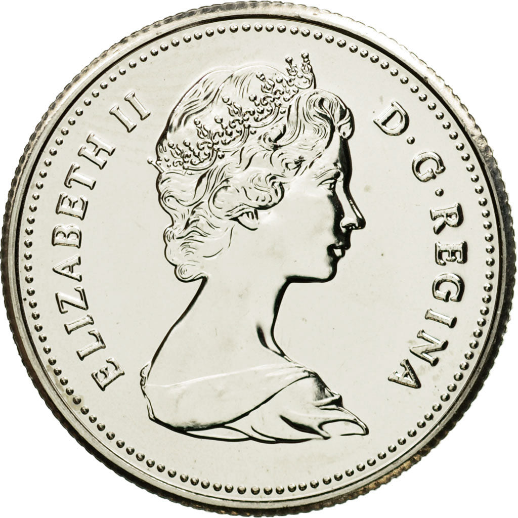 Coin, Canada, Elizabeth II, 25 Cents, 1985, Royal Canadian Mint, Ottawa, MS(63)