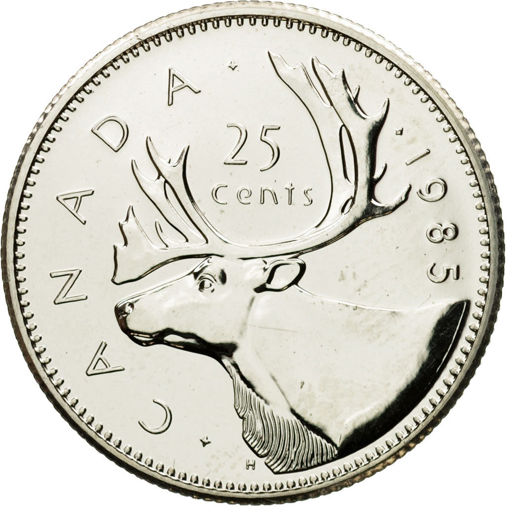 Coin, Canada, Elizabeth II, 25 Cents, 1985, Royal Canadian Mint, Ottawa, MS(63)