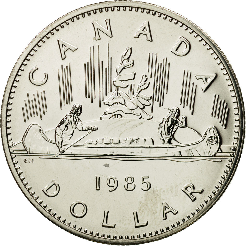 Coin, Canada, Elizabeth II, Dollar, 1985, Royal Canadian Mint, Ottawa, MS(63)
