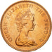 Coin, Falkland Islands, Elizabeth II, 2 Pence, 1982, MS(63), Bronze, KM:3