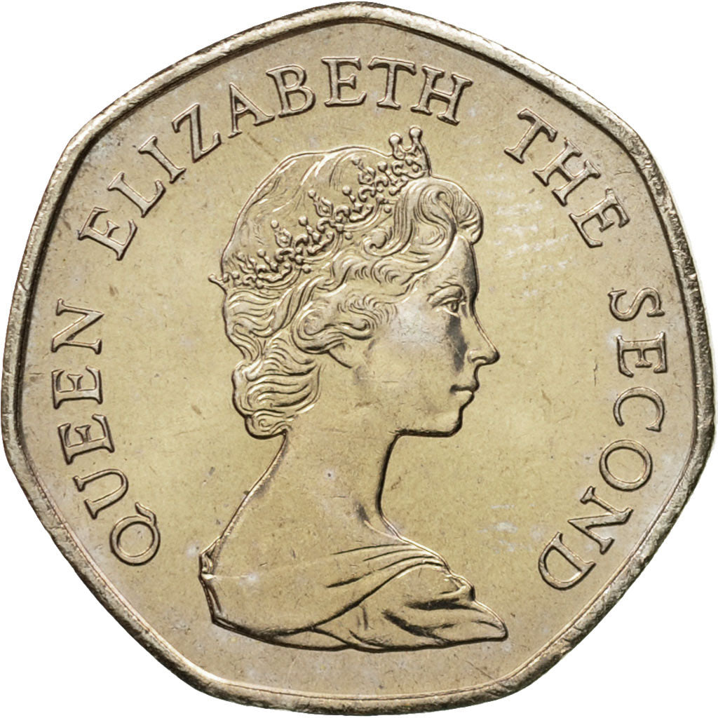 Moneda, Islas Malvinas, Elizabeth II, 20 Pence, 1982, SC, Cobre - níquel, KM:17