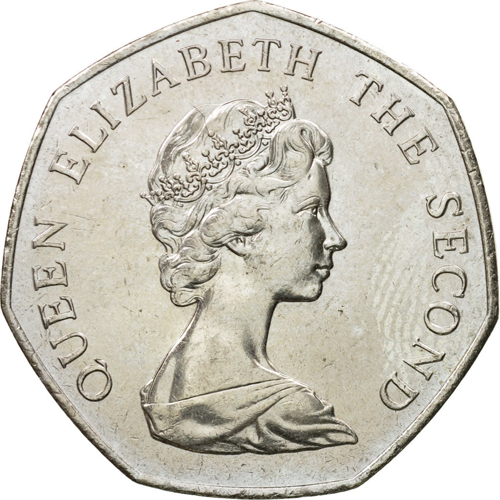 Coin, Falkland Islands, Elizabeth II, 50 Pence, 1982, MS(63), Copper-nickel