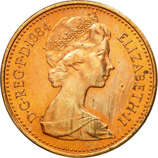 Coin, Great Britain, Elizabeth II, 1/2 Penny, 1984, EF(40-45), Bronze, KM:926