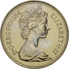 Coin, Great Britain, Elizabeth II, 10 Pence, 1984, MS(63), Copper-nickel, KM:930