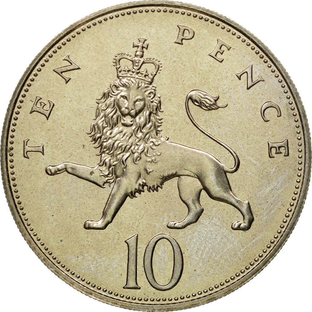 Coin, Great Britain, Elizabeth II, 10 Pence, 1984, MS(63), Copper-nickel, KM:930