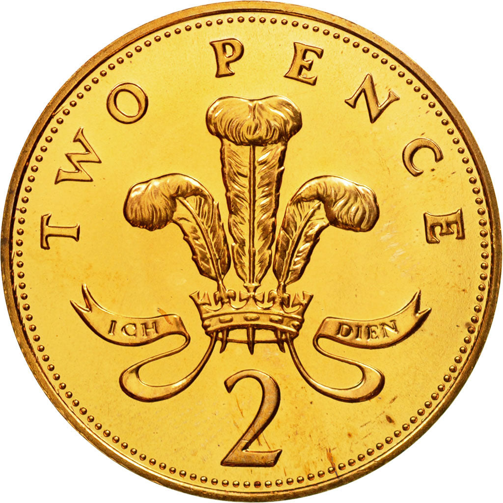 Coin, Great Britain, Elizabeth II, 2 Pence, 1985, MS(63), Bronze, KM:936