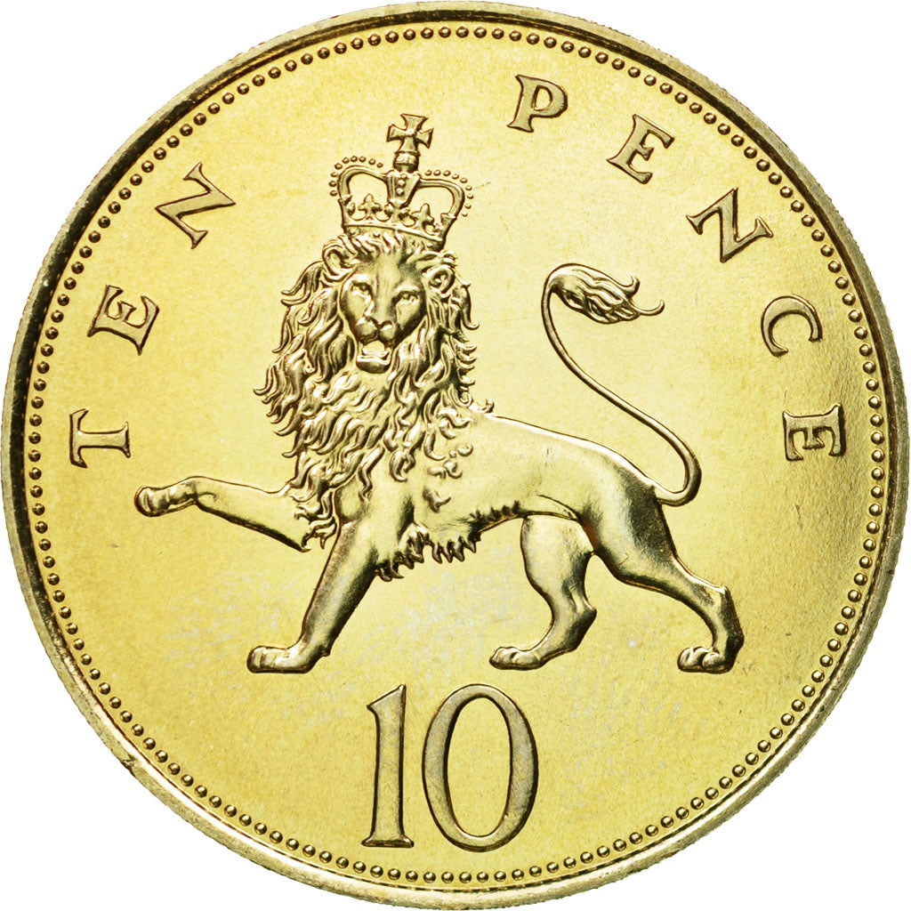 Coin, Great Britain, Elizabeth II, 10 Pence, 1985, MS(63), Copper-nickel, KM:938