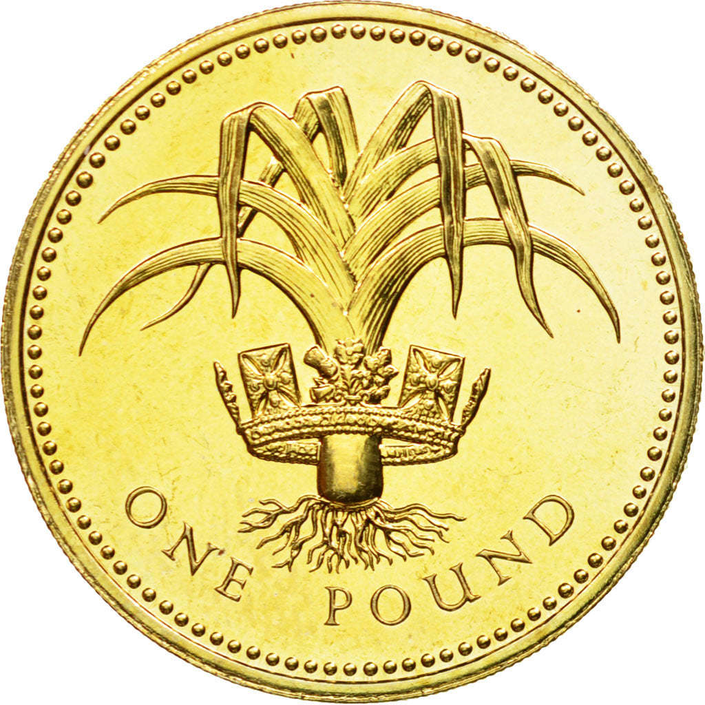 Coin, Great Britain, Elizabeth II, Pound, 1985, MS(63), Nickel-brass, KM:941