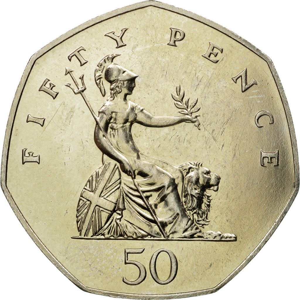 Monnaie, Grande-Bretagne, Elizabeth II, 50 Pence, 1986, SPL, Copper-nickel