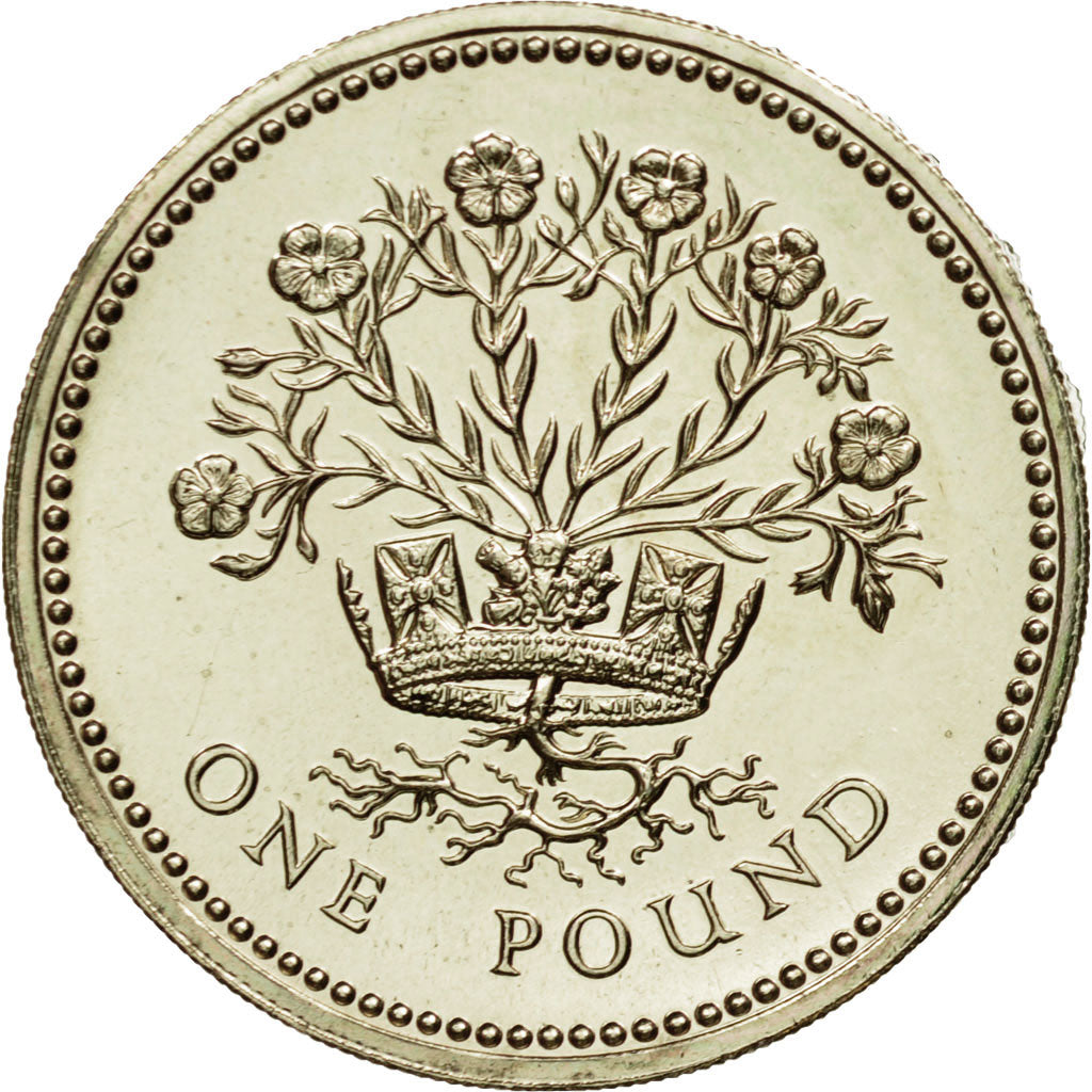 Coin, Great Britain, Elizabeth II, Pound, 1986, MS(63), Nickel-brass, KM:946