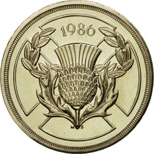 Monnaie, Grande-Bretagne, Elizabeth II, 2 Pounds, 1986, SPL, Nickel-brass
