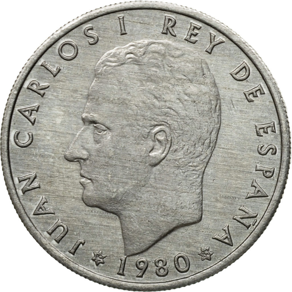 Monnaie, Espagne, Juan Carlos I, 50 Centimos, 1980, SPL, Aluminium, KM:815