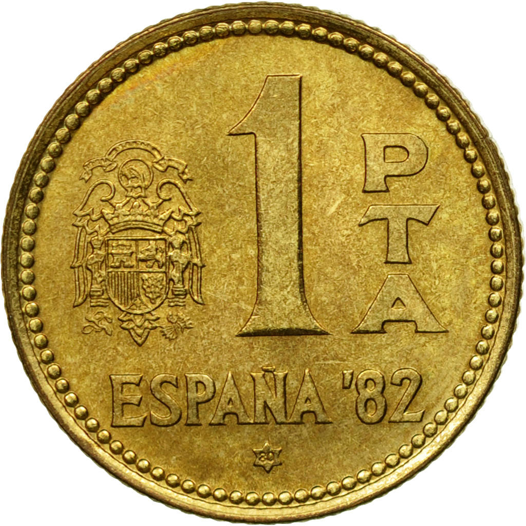 Münze, Spanien, Juan Carlos I, Peseta, 1980, UNZ, Aluminum-Bronze, KM:816