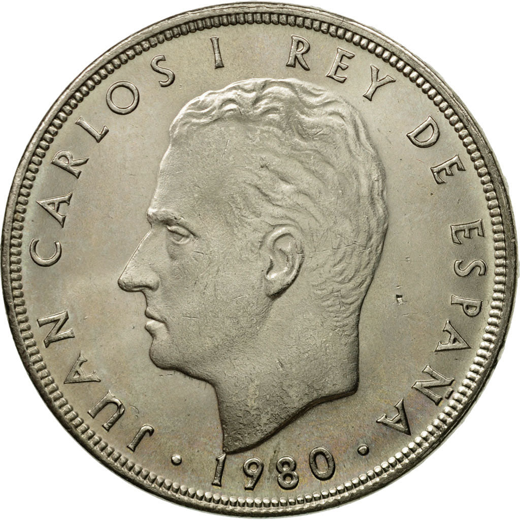 Coin, Spain, Juan Carlos I, 100 Pesetas, 1980, Madrid, MS(63), Copper-nickel