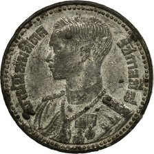 Coin, Thailand, Rama IX, 10 Satang, 1957, EF(40-45), Aluminum-Bronze, KM:79d