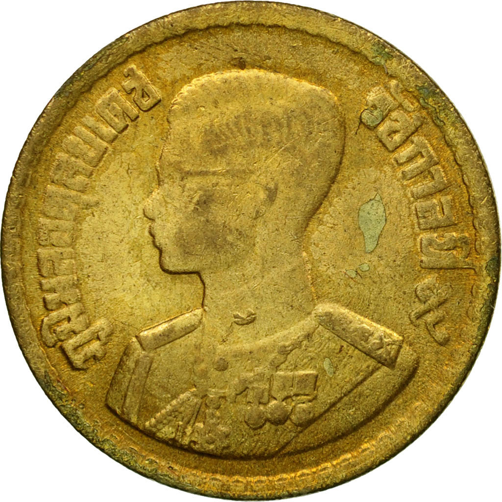 Monnaie, Thaïlande, Rama IX, 10 Satang, 1957, TTB, Aluminum-Bronze, KM:79d