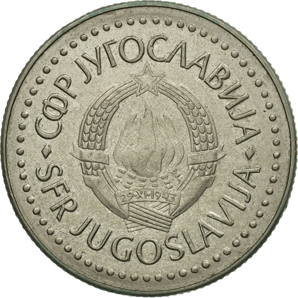 Moneta, Iugoslavia, 20 Dinara, 1985, BB, Rame-nichel-zinco, KM:112