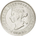 CEYLON, 10 Cents, 1892, KM #94, AU(50-53), Silver, 1.15