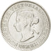 CEYLON, 10 Cents, 1892, KM #94, AU(50-53), Silver, 1.15