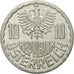 Coin, Austria, 10 Groschen, 1986, Vienna, EF(40-45), Aluminum, KM:2878
