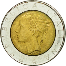 Coin, Italy, 500 Lire, 1983, Rome, EF(40-45), Bi-Metallic, KM:111