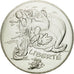 France, 10 Euro, Liberté Astérix, Obélix, 2015, MS(64), Silver