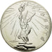 France, 10 Euro, Liberté Astérix Flamme, 2015, MS(64), Silver