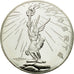 France, 10 Euro, Liberté Astérix Flamme, 2015, MS(64), Silver
