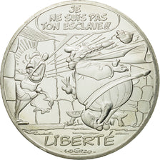 France, 10 Euro, Liberté Obélix Bonemine, 2015, MS(64), Silver