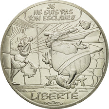 France, 10 Euro, Liberté Obélix Bonemine, 2015, MS(64), Silver