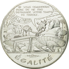 France, 10 Euro, Egalité, Abraracourcix, Assurancetourix, 2015, MS(64), Silver