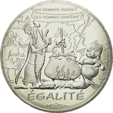 France, 10 Euro, Egalité, Druide, 2015, MS(64), Silver