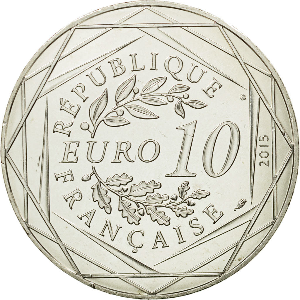 Francia, 10 Euro, Egalité Mme Agecanonix, Agecanonix, 2015, SPL+, Argento