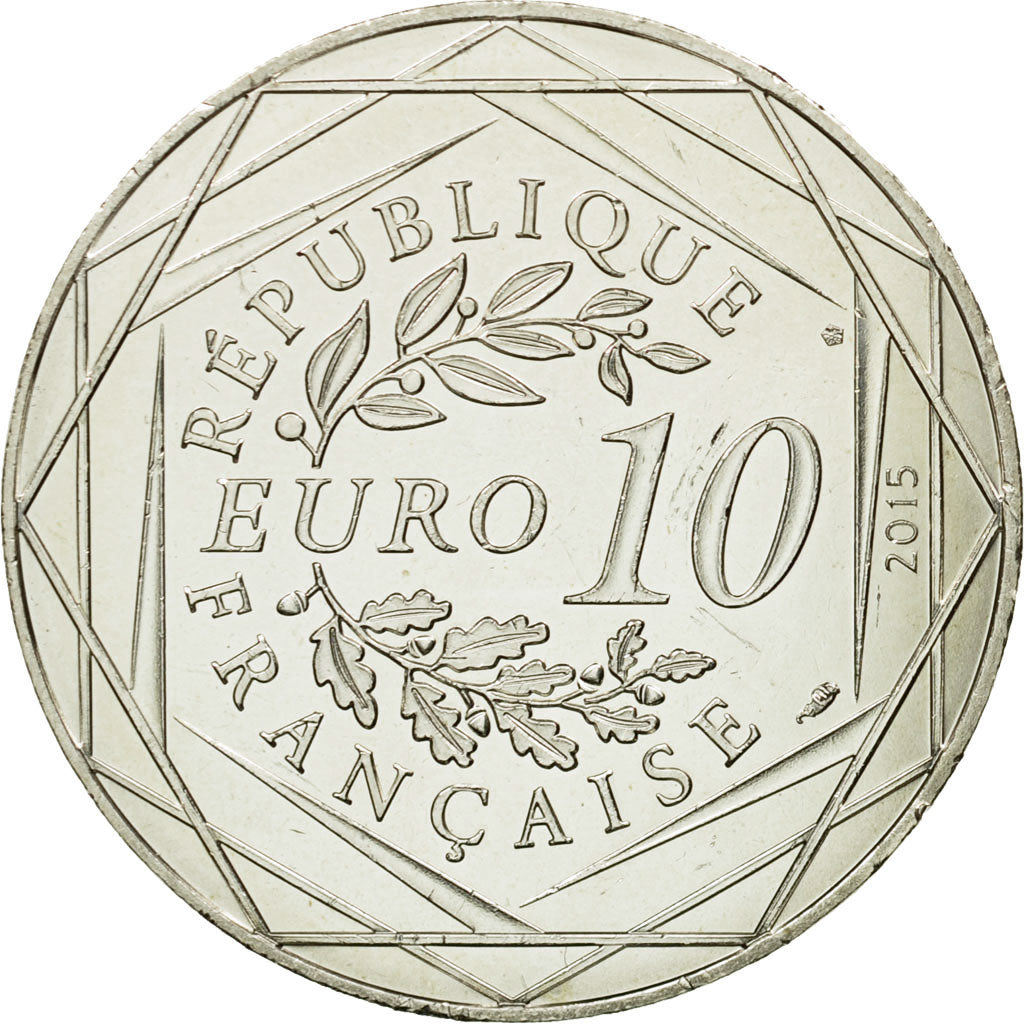 Francia, 10 Euro, Egalité Mme Agecanonix, Agecanonix, 2015, SPL+, Argento
