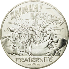 France, 10 Euro, Fraternité, Abraracourcix, 2015, MS(64), Silver