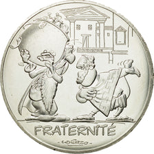 France, 10 Euro, Fraternité, Druide, 2015, MS(64), Silver