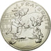 France, 10 Euro, Fraternité, Astérix chez les Bretons, 2015, MS(64), Silver