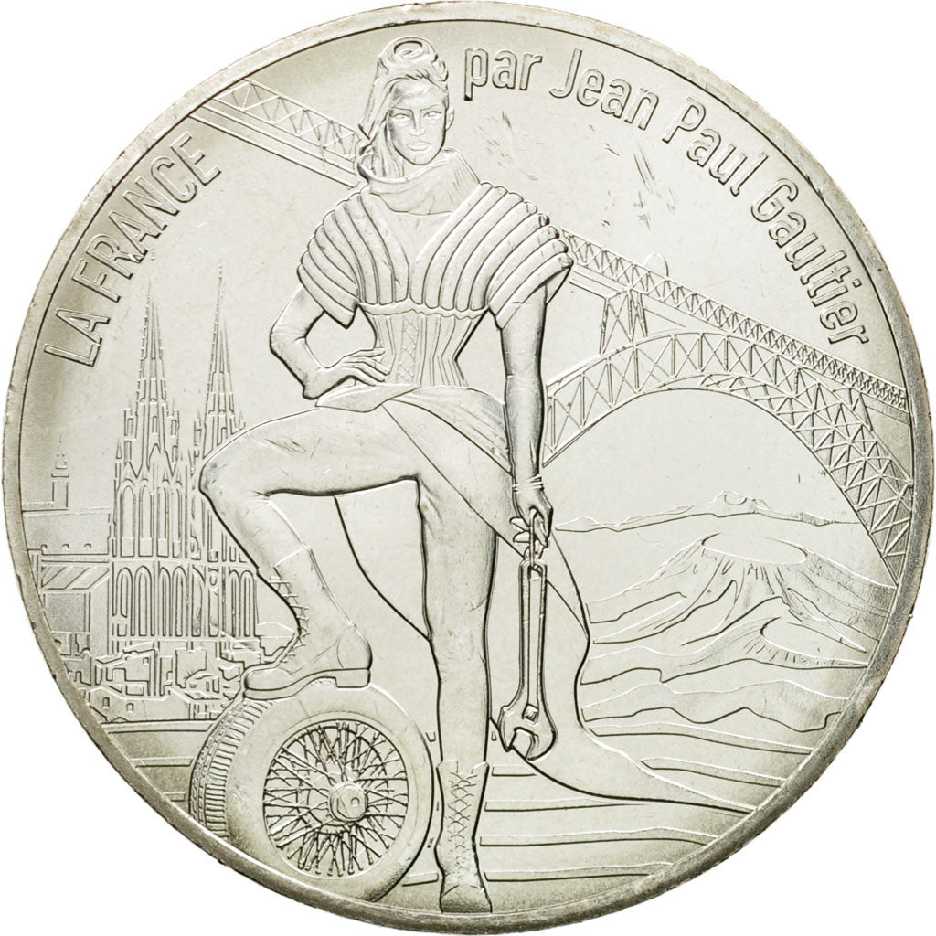 France, 10 Euro, L'Auvergne volcanique, 2017, MS(64), Silver