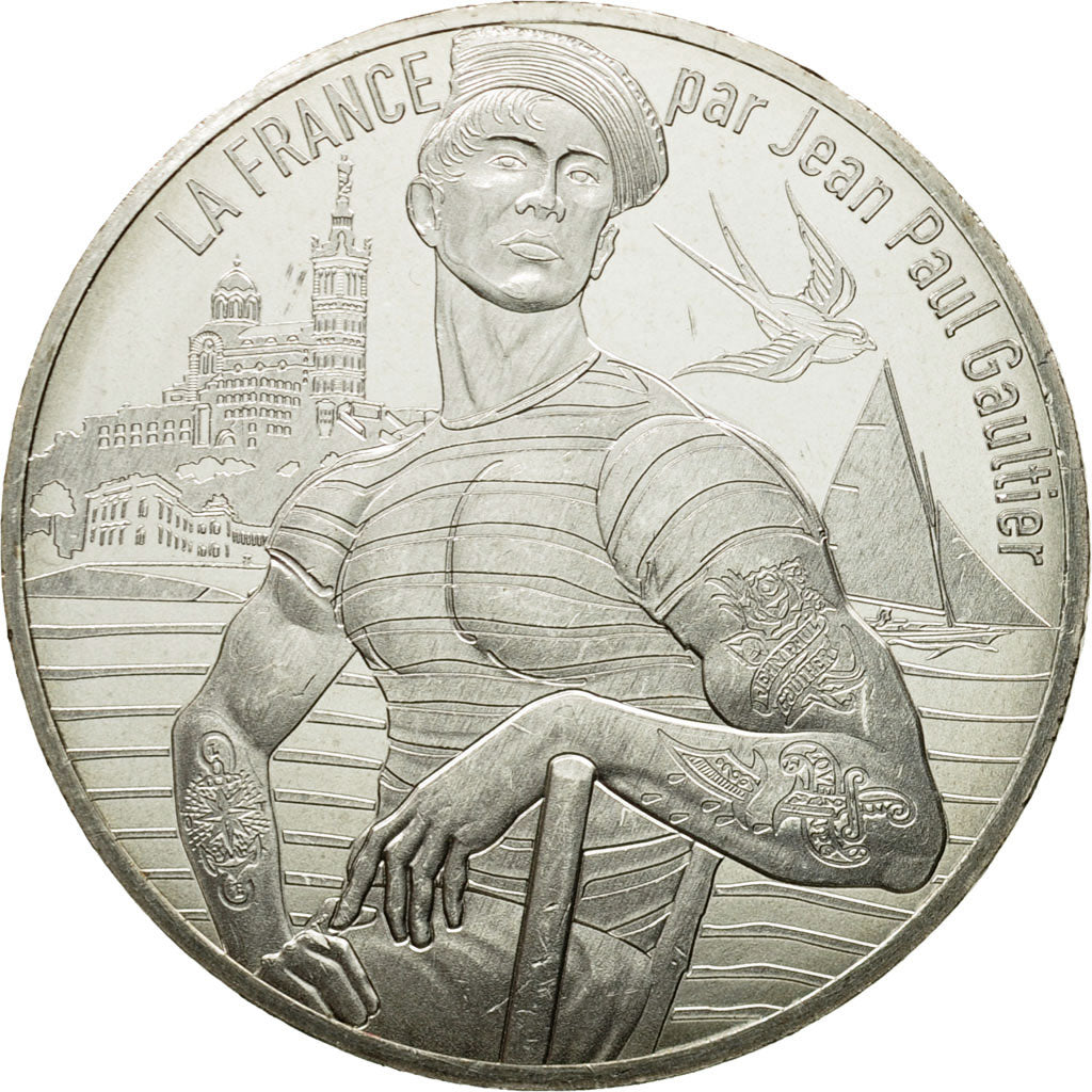 France, 10 Euro, La Provence rayonnante, 2017, MS(64), Silver
