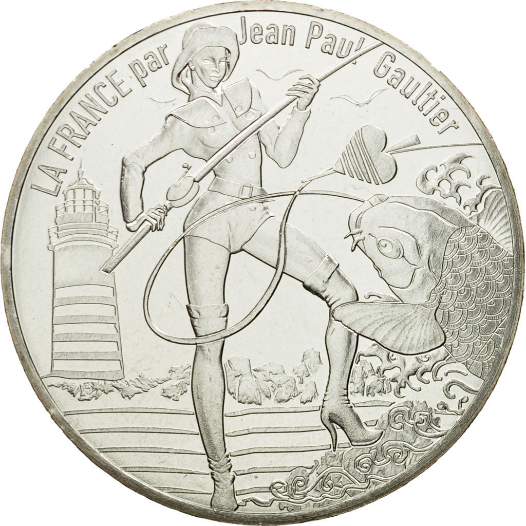 France, 10 Euro, La Bretagne pêchue, 2017, MS(64), Silver