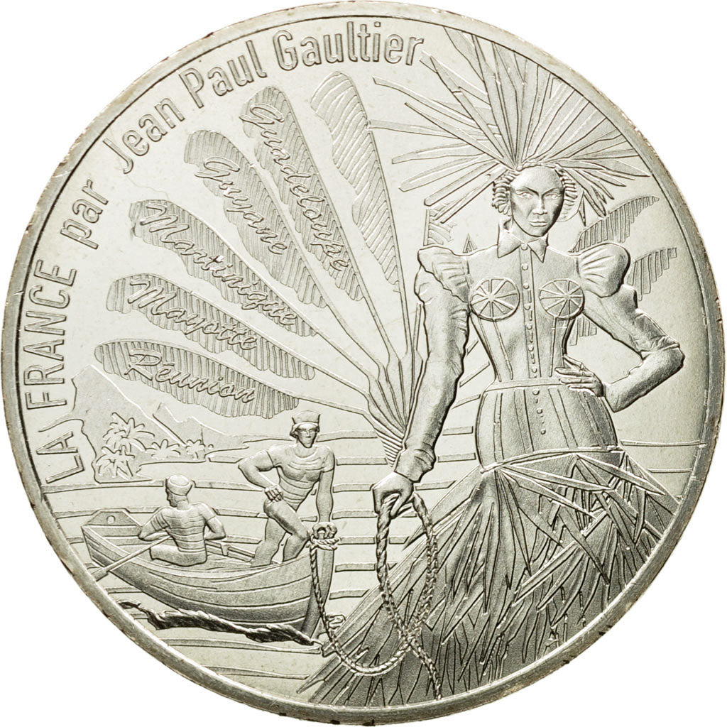 Francia, 10 Euro, L'Outre-Mer étincelant, 2017, SPL+, Argento