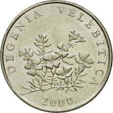 Coin, Croatia, 50 Lipa, 2000, AU(50-53), Nickel plated steel, KM:19