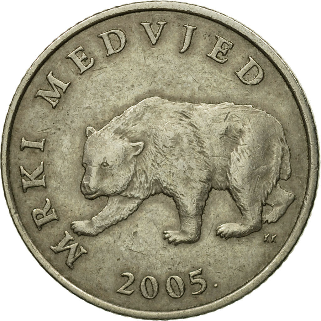 Monnaie, Croatie, 5 Kuna, 2005, TTB, Copper-Nickel-Zinc, KM:11