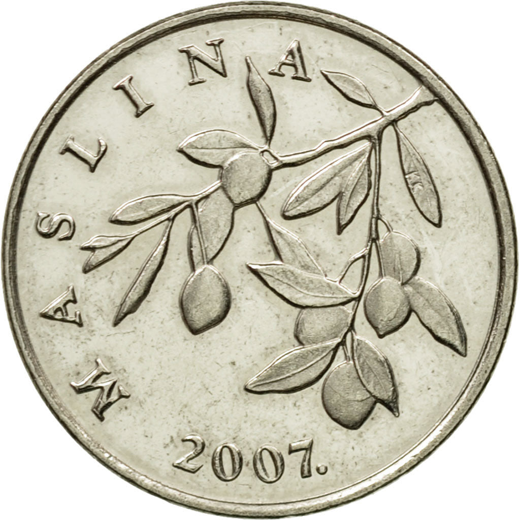 Münze, Kroatien, 20 Lipa, 2007, SS+, Nickel plated steel, KM:7