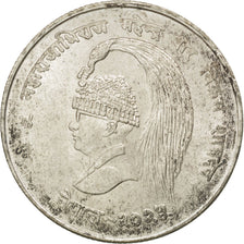 Coin, Nepal, SHAH DYNASTY, Mahendra Bir Bikram, 10 Rupee, 1968, MS(60-62)